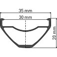 Колесо DT Swiss M1900 Spline 30мм 29'' Sram XD, заднее