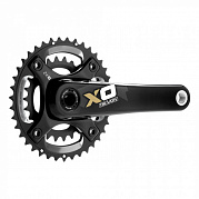 Система шатунов Sram X0, карбон gold, 175мм, 28х42Т, BB30