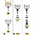 Ниппель Mavic для бескамерных колес Mavic, плоский, 37mm