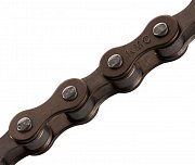 Цепь KMC S1 Wide, 1ск, 112 зв., коричневая