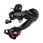 Переключатель задний Shimano RD-TZ500, 6 ск., крепление на петух, б/уп.