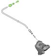 Оливка и гвоздик Shimano SM-BH90 + винт шоссе