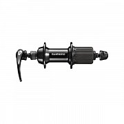 Втулка задняя Shimano FH-RS400, 32 отв, 9/10/11ск, QR, V-brake, серебристая