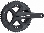 Система шатунов Shimano FC-R7000, черная, 172,5мм, 53-39T без каретки