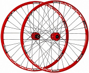 Колеса DT Swiss E2000 Centerlock, красные, QR5мм-100мм/QR5мм-135мм