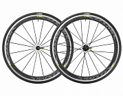 Колеса Mavic Cosmic Pro Carbon 25 WTS, черные, клинчер, HG