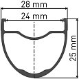Колеса DT Swiss GR 1600 Spline® 25 700C Disc HG, клинчер