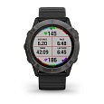 Смарт-браслет Garmin Fenix 6X Sapphire серый