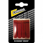 Вкладыши тормозные шоссейные Corima Shimano, 4 шт., для карбоновых ободов