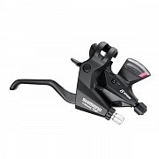 Манетка Shimano ST-M310, правая, 8 скоростей, тросик из нрж 2050мм, б/уп.