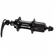 Втулка задняя Shimano FH-RS300, 32 отв, 8/9/10ск, QR, V-brake, черная